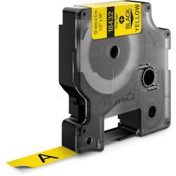Dymo Rhino Vinila rakstlente 12 mm x 5,5 m melns uz dzeltena Dymo Rhino Vinila rakstlente 12 mm x 5,5 m melns uz dzeltena