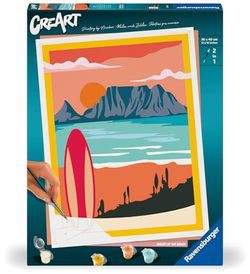 Ravensburger CreArt Saulriets pludmalē Ravensburger CreArt Saulriets pludmalē