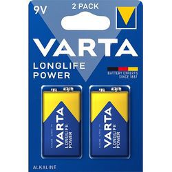 Varta Longlife Power 9 V E-Block 2er Pack (04922 121 412) Varta Longlife Power 9 V E-Block 2er Pack (04922 121 412)