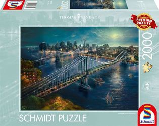 Schmidt Spiele Puzzle Thomas Kinkade Mēness pār Manhetenu Schmidt Spiele Puzzle Thomas Kinkade Mēness pār Manhetenu