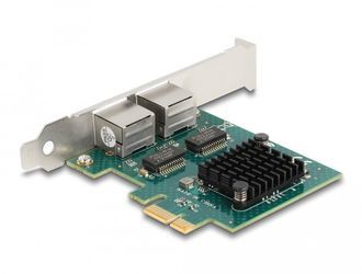 Delock PCIe x1 karte uz 2 x RJ45 Gigabit LAN (88205) Delock PCIe x1 karte uz 2 x RJ45 Gigabit LAN (88205)