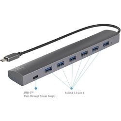 Renkforce 6+1 Portu USB 3.1 Gen 1-Hub (RF-3374946) Renkforce 6+1 Portu USB 3.1 Gen 1-Hub (RF-3374946)