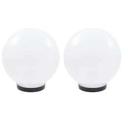 vidaXL LED-dārza gaismekļi 2 gab. lodveida 25 cm PMMA vidaXL LED-dārza gaismekļi 2 gab. lodveida 25 cm PMMA