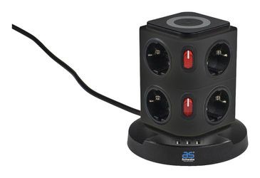 AS Schwabe Steckdosentornis 8-fach (18221) AS Schwabe Steckdosentornis 8-fach (18221)