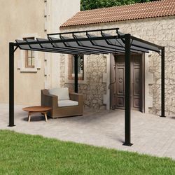vidaXL Pergola ar lamellu jumtu 3x3 m vidaXL Pergola ar lamellu jumtu 3x3 m