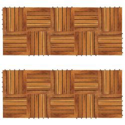 vidaXL terases flīzes vertikāls raksts 30 x 30 cm 20 gab. akācija vidaXL terases flīzes vertikāls raksts 30 x 30 cm 20 gab. akācija