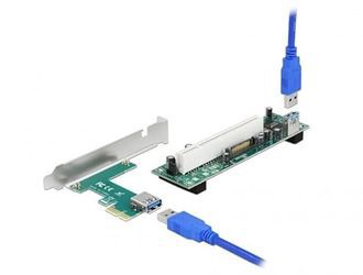 Delock Riser Karte PCI Express x1 zu 1 x PCI (90065) Delock Riser Karte PCI Express x1 zu 1 x PCI (90065)
