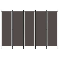 vidaXL Raumteiler 5-tlg. 250 x 180 cm vidaXL Raumteiler 5-tlg. 250 x 180 cm