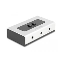 Delock 2 zu 1 pārslēdzējs ligzda 3,5 mm 4 pin (88061) Delock 2 zu 1 pārslēdzējs ligzda 3,5 mm 4 pin (88061)