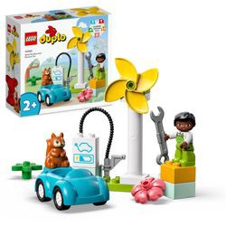 LEGO DUPLO Vēja ģenerators un elektroauto (10985) LEGO DUPLO Vēja ģenerators un elektroauto (10985)