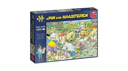 Jumbo Jan van Haasteren - Kempings mežā 1000 gabali Jumbo Jan van Haasteren - Kempings mežā 1000 gabali