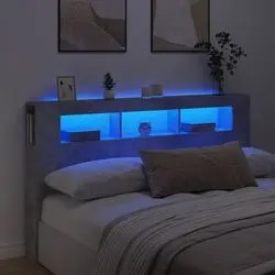 vidaXL LED galvgalis koksnes materiāls 100 x 18,5 x 103,5 cm vidaXL LED galvgalis koksnes materiāls 100 x 18,5 x 103,5 cm