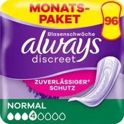 Always Discreet nesaturēšanas ieliktņi normāls mēneša komplekts 96 gab. Always Discreet nesaturēšanas ieliktņi normāls mēneša komplekts 96 gab.