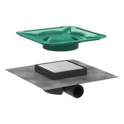 Hansgrohe RainDrain Spot Badablauf Komplekt-komplekts (56112800) Hansgrohe RainDrain Spot Badablauf Komplekt-komplekts (56112800)