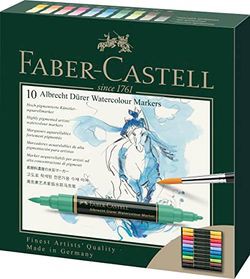 Faber-Castell Albrecht Dürer akvareļu marķieris 10 gab etvija Faber-Castell Albrecht Dürer akvareļu marķieris 10 gab etvija