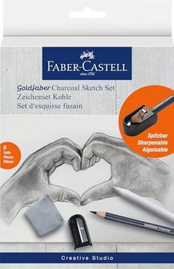 Faber-Castell Goldfaber Charcoal zīmēšanas komplekts Faber-Castell Goldfaber Charcoal zīmēšanas komplekts