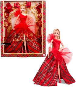 Mattel Barbie Signature Holiday Barbie 2024 blondīte (HRM61) Mattel Barbie Signature Holiday Barbie 2024 blondīte (HRM61)