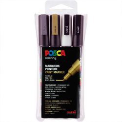uni-ball Posca PC-3M Metallic 4er Set (186504) uni-ball Posca PC-3M Metallic 4er Set (186504)