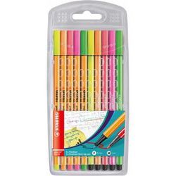 Stabilo point 88 + Pen 68 10er Pack - Neonkrāsas Stabilo point 88 + Pen 68 10er Pack - Neonkrāsas