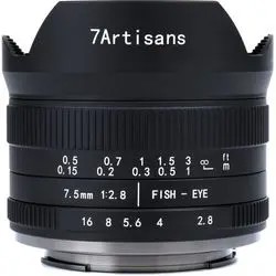 7artisans 7,5 mm F2.8 II Fisheye 7artisans 7,5 mm F2.8 II Fisheye