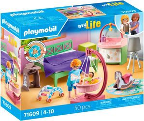 Playmobil My Life - Guļamistaba ar bērnu rotaļu stūrīti (71609) Playmobil My Life - Guļamistaba ar bērnu rotaļu stūrīti (71609)