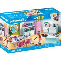 Playmobil My Life - Virtuve ar ēdamzonu (71608) Playmobil My Life - Virtuve ar ēdamzonu (71608)