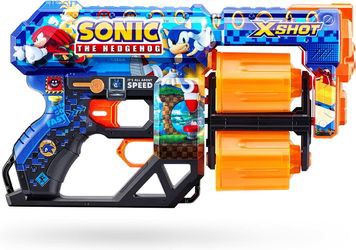 Zuru X-Shot Skins - Dread Dart Blaster - Sonic (36583) Zuru X-Shot Skins - Dread Dart Blaster - Sonic (36583)