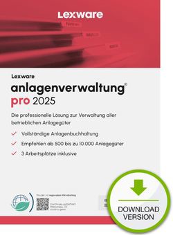 Lexware Anlagenverwaltung Pro 2025 (Abonements) Lexware Anlagenverwaltung Pro 2025 (Abonements)