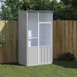 vidaXL Voliere putnu būris ar aizslēdzamām spārnu durvīm 115x78x200 cm vidaXL Voliere putnu būris ar aizslēdzamām spārnu durvīm 115x78x200 cm