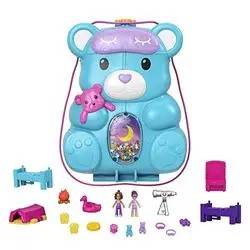Mattel Polly Pocket Sleepover Teddybär-Tasche (HGC39) Mattel Polly Pocket Sleepover Teddybär-Tasche (HGC39)