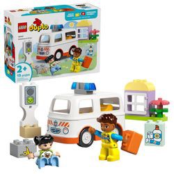 LEGO DUPLO Glābšanas mašīna ar vadītāju (10447) LEGO DUPLO Glābšanas mašīna ar vadītāju (10447)