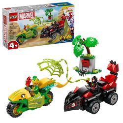 LEGO Marvel Actionspaß ar Spin un Electro viņu Dino-Flitzers (11198) LEGO Marvel Actionspaß ar Spin un Electro viņu Dino-Flitzers (11198)