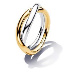 Pandora Bicolor savijušās lentes gredzens (163262C00) Pandora Bicolor savijušās lentes gredzens (163262C00)