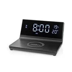 Nedis Modinātājs Bezvadu lādētājs Nedis Modinātājs Bezvadu lādētājs