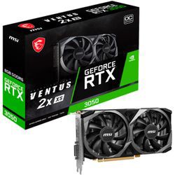 MSI GeForce RTX 3050 Ventus 2X XS 8G OC White 8GB (V809-4299R) MSI GeForce RTX 3050 Ventus 2X XS 8G OC White 8GB (V809-4299R)