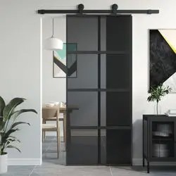 vidaXL Bīdāmās durvis stikls 90 x 205 cm (155226) vidaXL Bīdāmās durvis stikls 90 x 205 cm (155226)