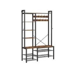 Vasagle Garderobes statīvs ar apavu soliņu HSR426B01 Vasagle Garderobes statīvs ar apavu soliņu HSR426B01