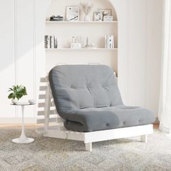 vidaXL Futon dīvāns-gulta ar matraci priedes koks (846767) vidaXL Futon dīvāns-gulta ar matraci priedes koks (846767)