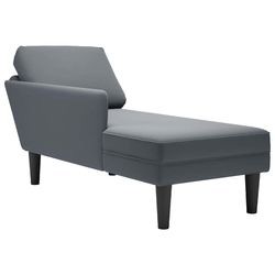 vidaXL Chaiselongue ar spilvenu un labo roku balstu (4009808) vidaXL Chaiselongue ar spilvenu un labo roku balstu (4009808)