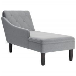 vidaXL Chaiselongue ar spilvenu un labo roku balstu (4009843) vidaXL Chaiselongue ar spilvenu un labo roku balstu (4009843)