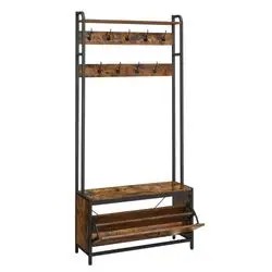 Vasagle Garderobes statīvs ar apavu skapi (HSR405) Vasagle Garderobes statīvs ar apavu skapi (HSR405)