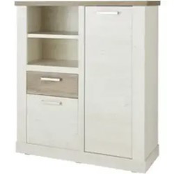FORTE Duro Highboard 109,8 x 128,3 x 41,3 cm FORTE Duro Highboard 109,8 x 128,3 x 41,3 cm