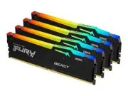 Kingston Fury Beast DDR5-5200 128GB komplekts (KF552C40BBAK4-128) Kingston Fury Beast DDR5-5200 128GB komplekts (KF552C40BBAK4-128)