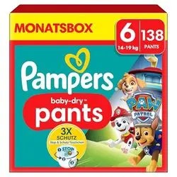 Pampers Baby-Dry Pants Paw Patrol Mēneša kaste (138 gab.) Pampers Baby-Dry Pants Paw Patrol Mēneša kaste (138 gab.)