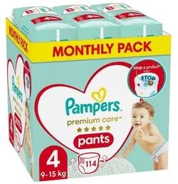 Pampers Premium Care izmērs 4 (114 gab.) Pampers Premium Care izmērs 4 (114 gab.)