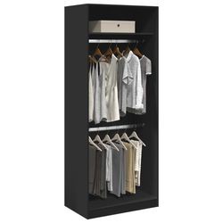 vidaXL Kleiderschrank koksnes materiāls 80x50x200 cm (3307793) vidaXL Kleiderschrank koksnes materiāls 80x50x200 cm (3307793)