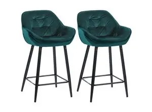 CLP Gibson bāra krēsls samts 2 gab. komplekts CLP Gibson bāra krēsls samts 2 gab. komplekts