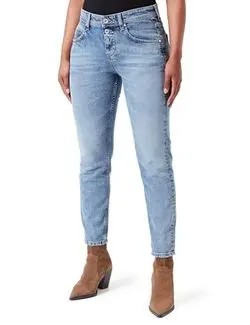 Marc O'Polo Boyfriend-džinsi ar etiķetes detaļām no organiskās kokvilnas maisījuma Marc O'Polo Boyfriend-džinsi ar etiķetes detaļām no organiskās kokvilnas maisījuma