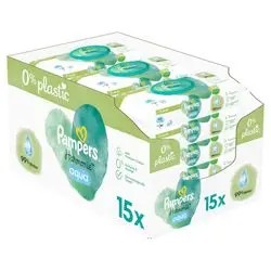 Pampers Mitrās salvetes Harmonie Aqua, 720 salvetes, nesmaržotas Pampers Mitrās salvetes Harmonie Aqua, 720 salvetes, nesmaržotas