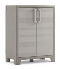 Keter Gulliver plastmasas skapis zems ar 2 plauktiem Keter Gulliver plastmasas skapis zems ar 2 plauktiem